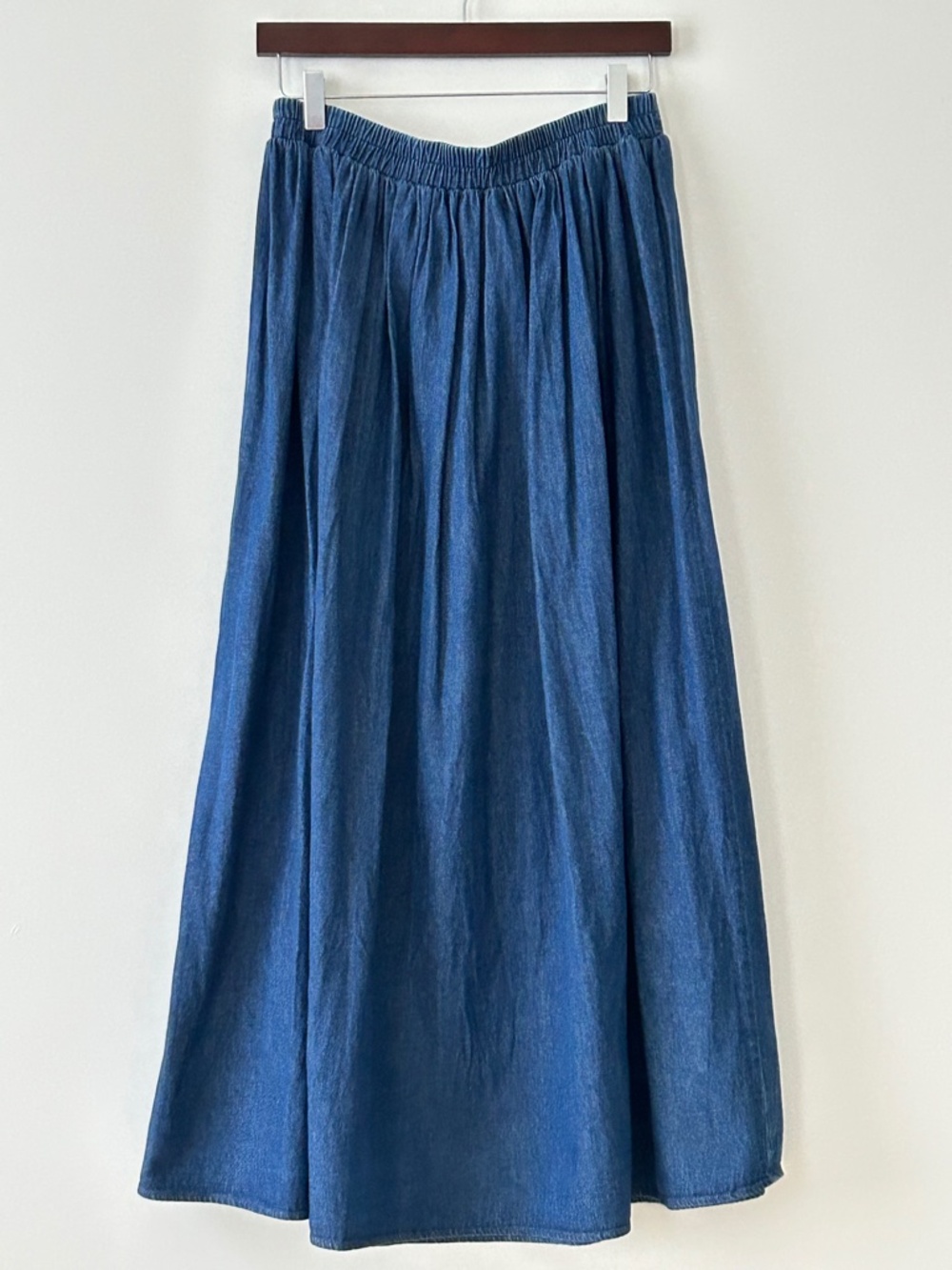 VTG Stonebridge 100% Cotton Blue Denim Maxi Skirt